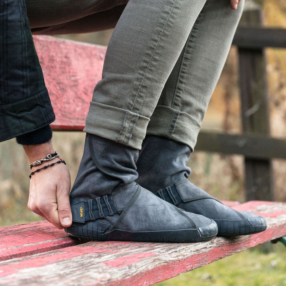 Botas Mujer Grises - Furoshiki Eastern Traveler Mid - GVYRWN-820